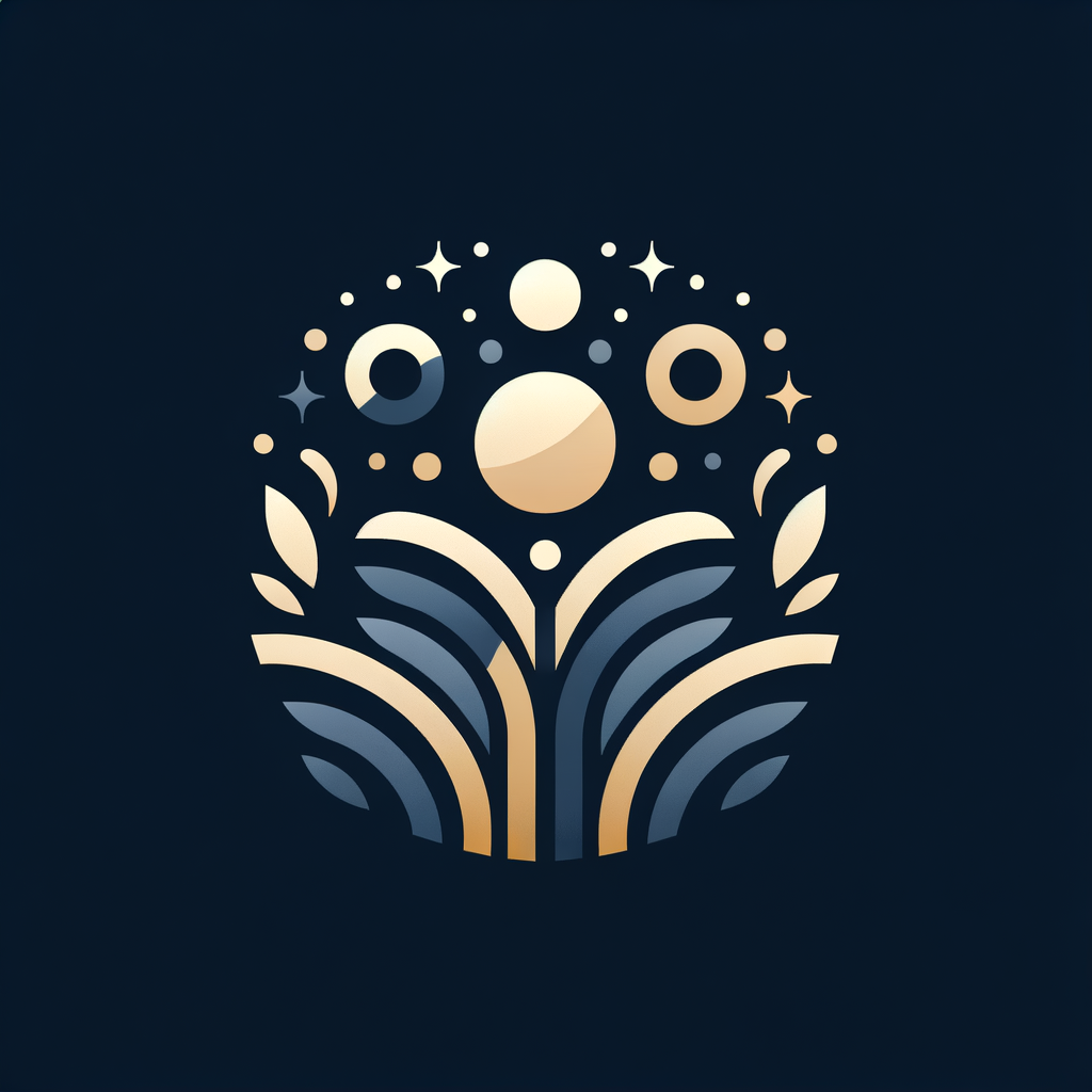 Minimalist elegant logo design for an event planning company, featuring abstract shapes symbolizing celebration and unity, soft gold and navy blue color palette, clean typography, modern vector style, scalable, suitable for print and digital, professional branding