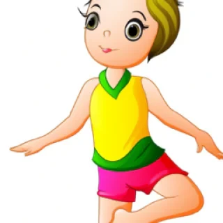 make a lady on pol dance with s pose with shorts