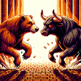a fight bears vs bulls